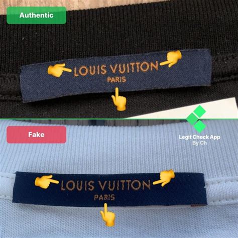 etichetta originale louis vuitton|false Louis Vuitton shirts.